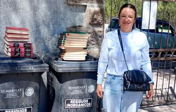 Se invita a la población y visitantes a apoyar y disfrutar de la “Biblioteca de la Basura”