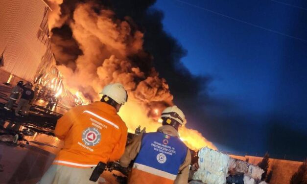 Calidad del aire se mantiene estable tras incendio en Zona Industrial