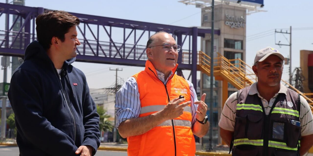 Con Capital al 100, Alcalde Galindo rehabilita la glorieta salida a Guadalajara