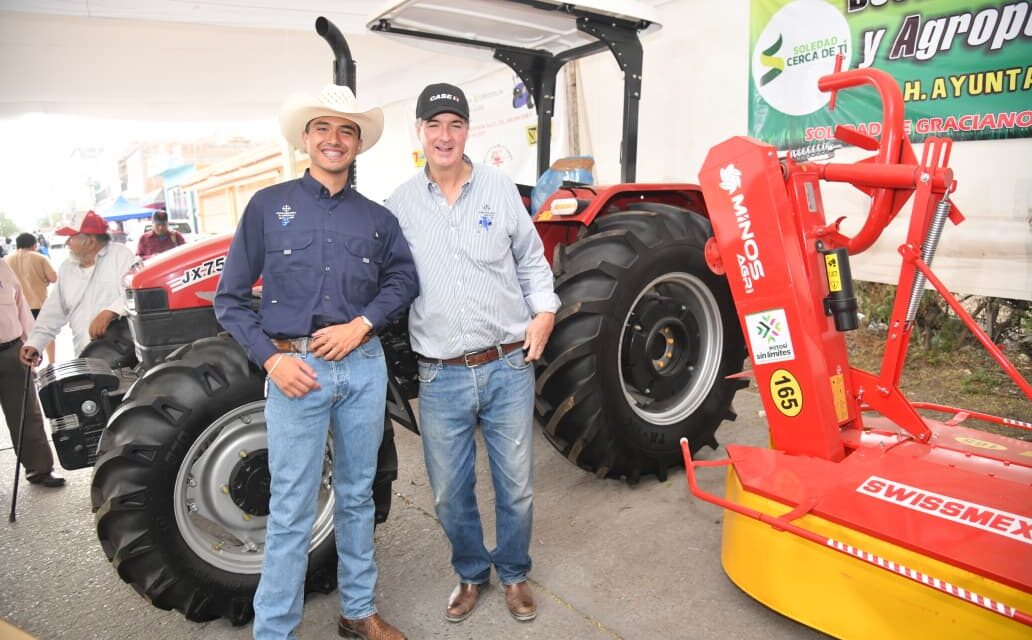 MÁS APOYO AL CAMPO SOLEDENSE: NUEVO CONVENIO ESTATAL PARA EQUIPAMIENTO AGRÍCOLA