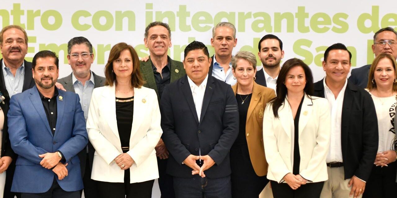RICARDO GALLARDO FORTALECE COORDINACIÓN CON LA ALIANZA EMPRESARIAL EN BENEFICIO DE SAN LUIS POTOSÍ