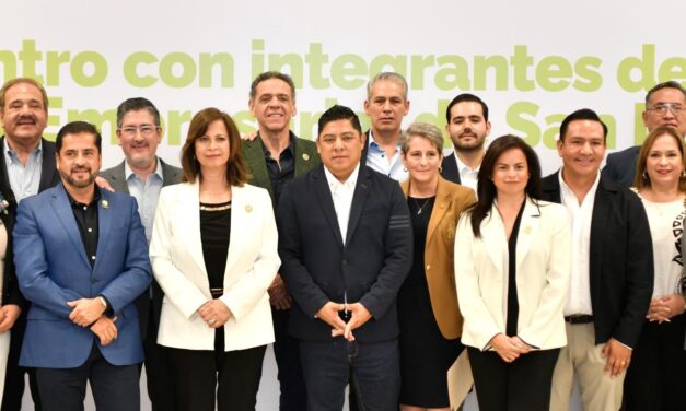 RICARDO GALLARDO FORTALECE COORDINACIÓN CON LA ALIANZA EMPRESARIAL EN BENEFICIO DE SAN LUIS POTOSÍ