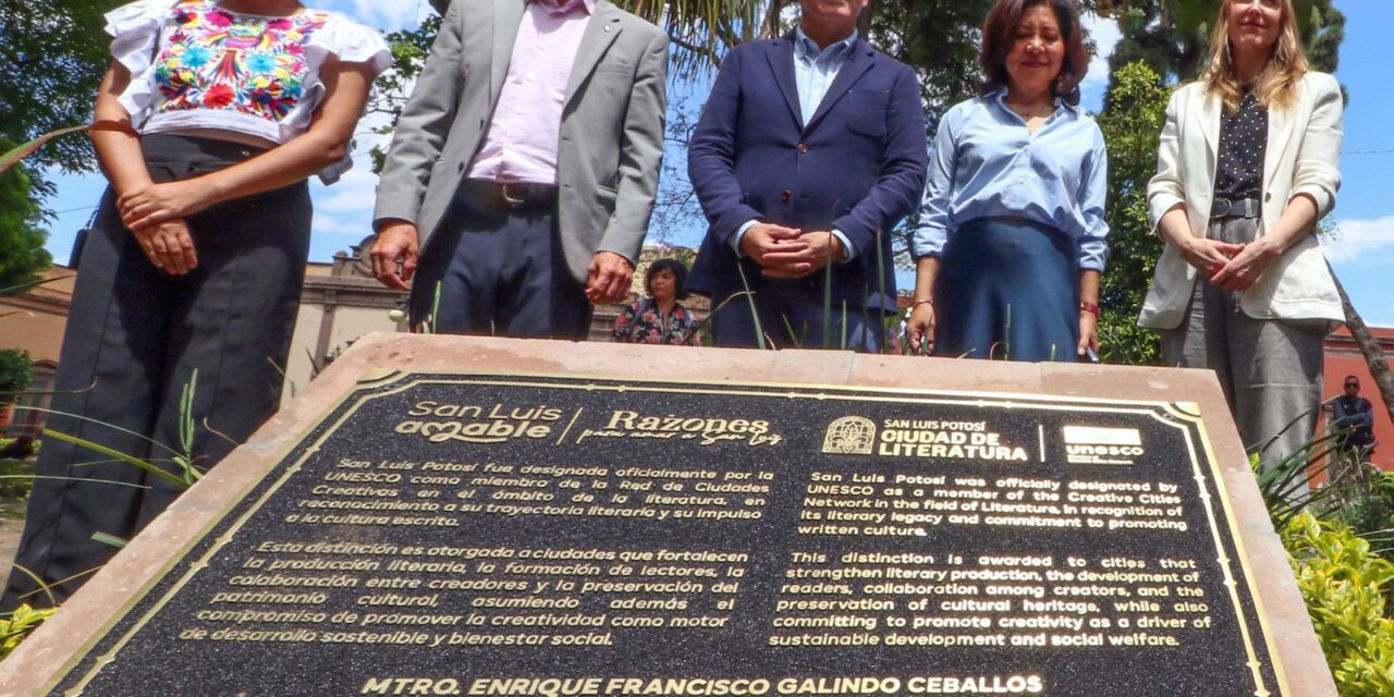 Nombramientos de la Unesco, orgullo y compromiso para los potosinos: Alcalde Galindo