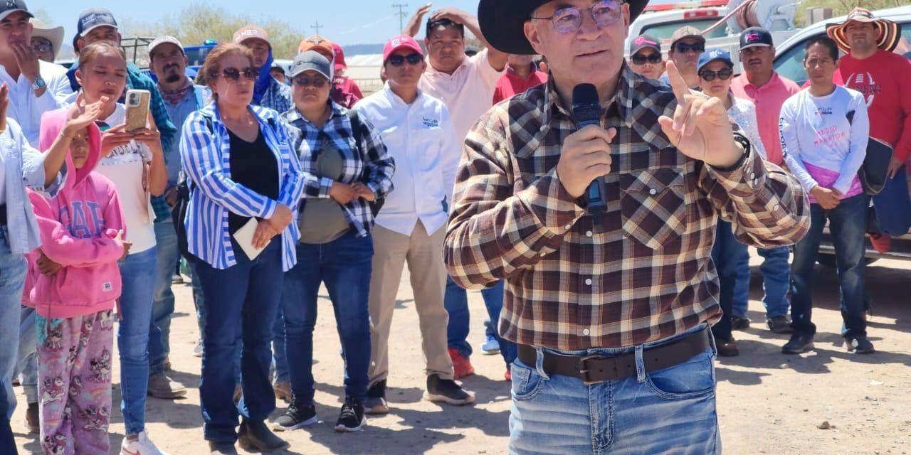 Galindo lleva beneficios al campo en Bocas y ayuda social a sus habitantes