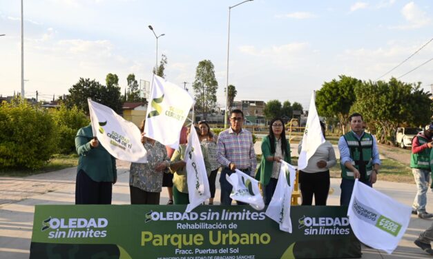 NUEVO PARQUE URBANO EN PUERTAS DEL SOL EN SOLEDAD, PARA OFRECER ESPACIOS A LA NIÑEZ