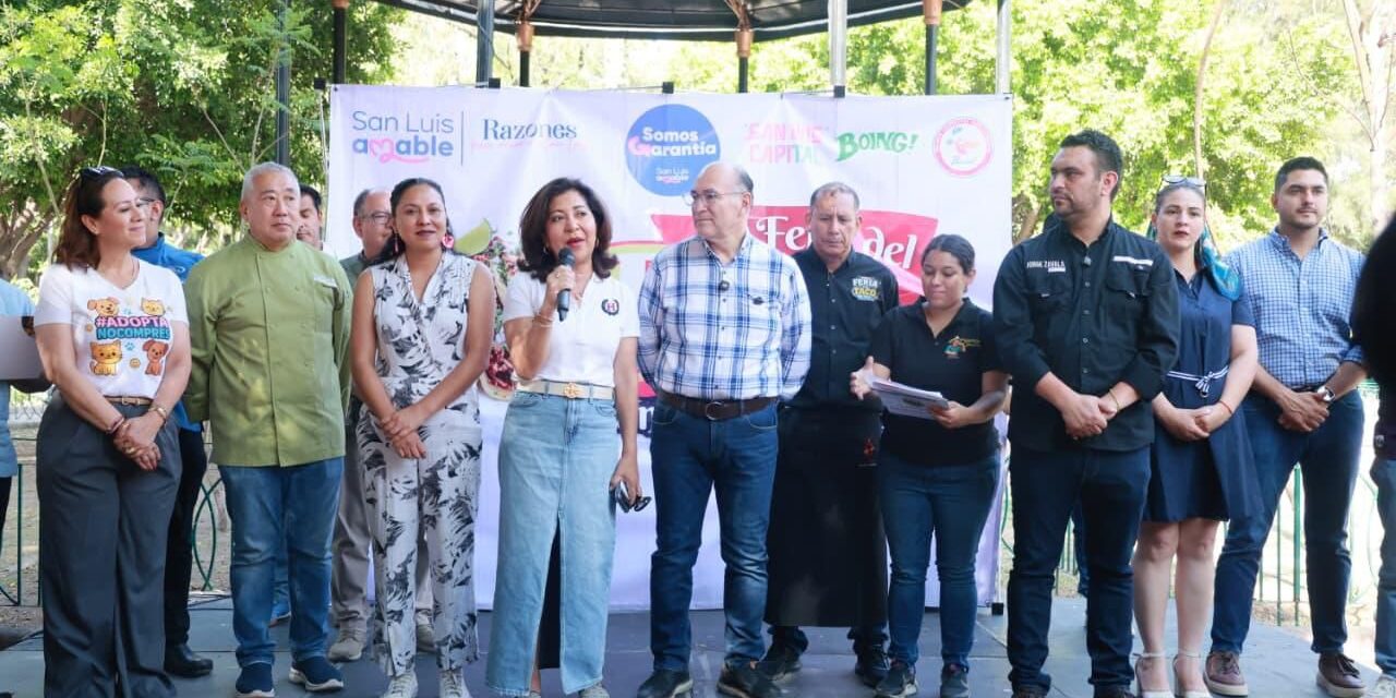 Alcalde Galindo arranca la Feria del Taco