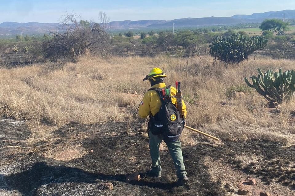 ESTADO ATIENDE INCENDIOS FORESTALES EN SANTA MARÍA DEL RÍO Y CÁRDENAS