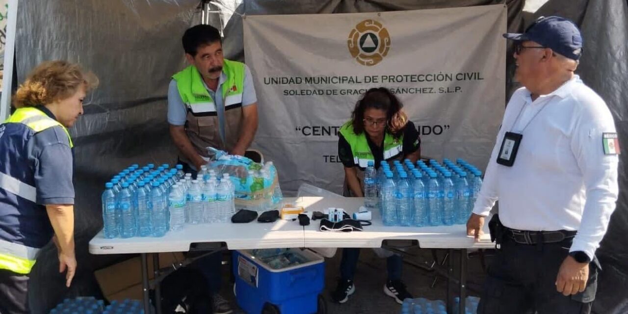 SOLEDAD DE GRACIANO SÁNCHEZ PREPARA OPERATIVO DE HIDRATACIÓN ANTE INTENSA OLA DE CALOR