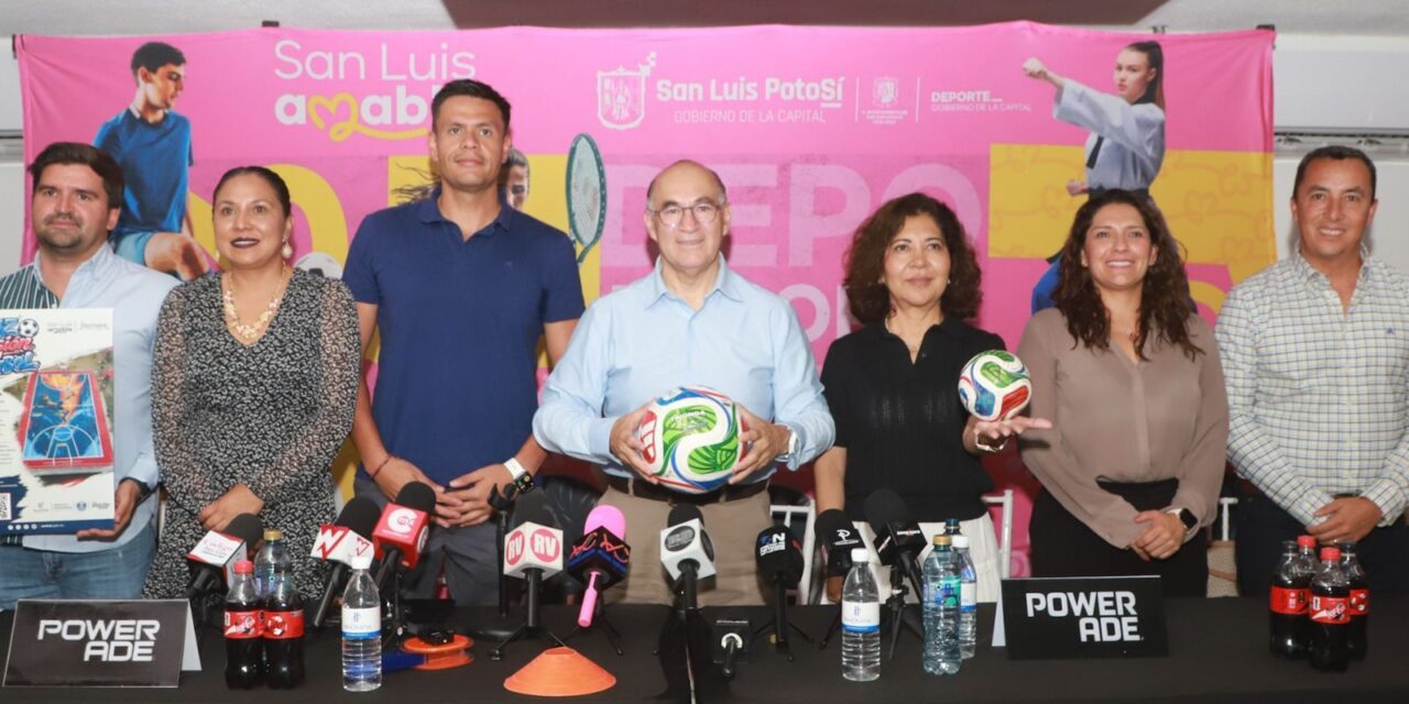 San Luis Capital vivirá con intensidad el mundial de fútbol: Galindo presenta programa de actividades y transmisiones