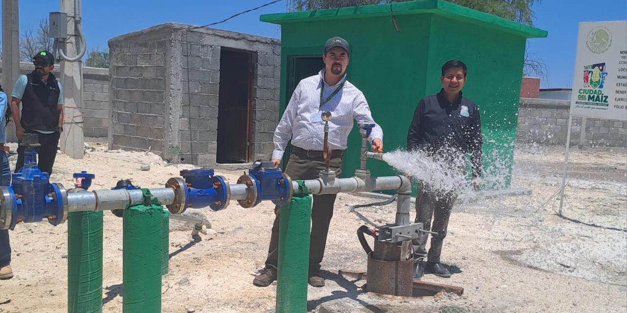 GOBIERNO ESTATAL SUPERVISA AVANCE DE SISTEMA DE AGUA EN CIUDAD DEL MAÍZ