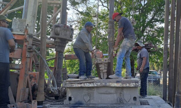 GOBIERNO ESTATAL FORTALECE ABASTO DE AGUA EN CIUDAD VALLES CON PERFORACIÓN DE POZOS PROFUNDOS