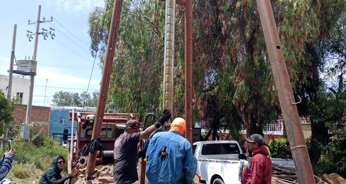 Entra nuevamente en operación el pozo Valle de Santiago 
