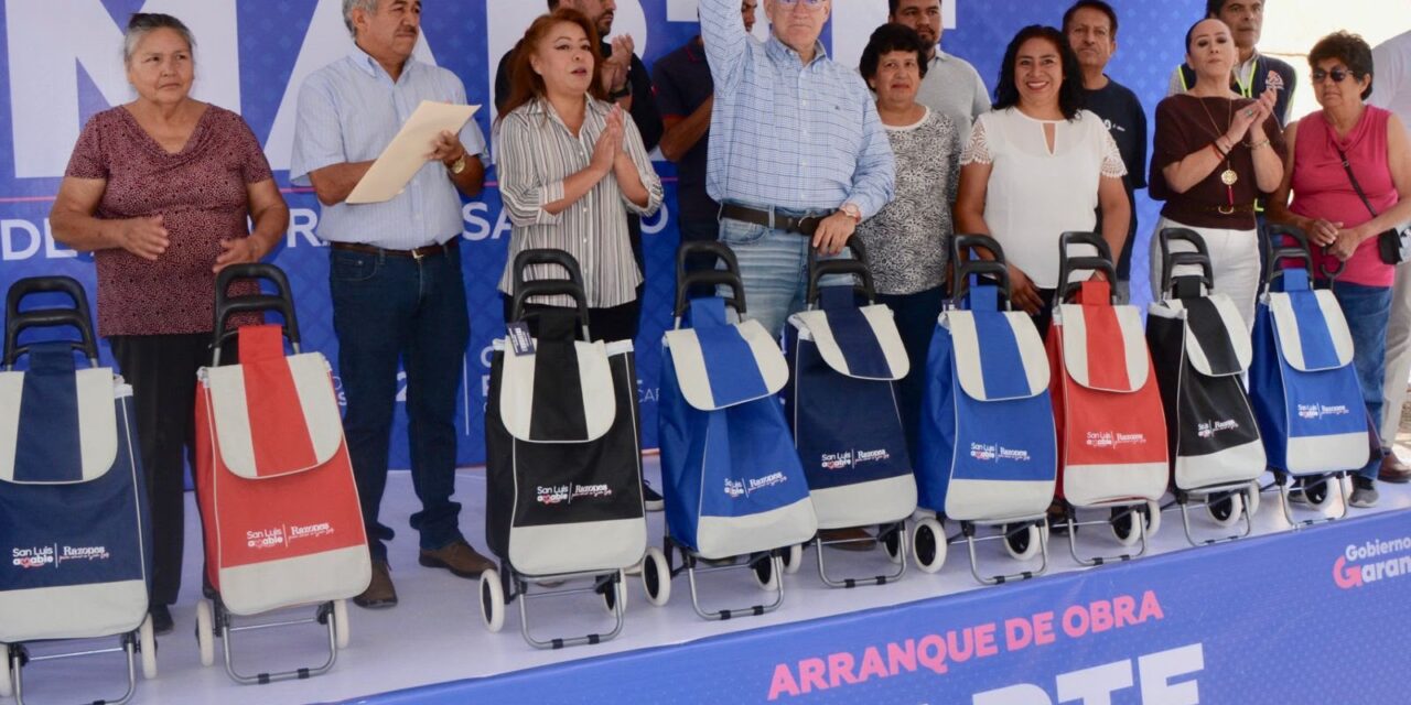 Más y mejores obras, Alcalde Galindo arranca rehabilitación en la Rural Atlas