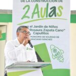 JUAN MANUEL NAVARRO ARRANCA AMPLIACIÓN DE JARDÍN DE NIÑOS “CAPULLITO 3” Y PROMUEVE CALIDAD EDUCATIVA