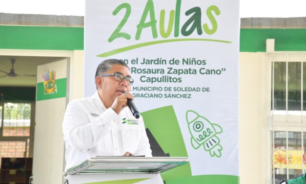 JUAN MANUEL NAVARRO ARRANCA AMPLIACIÓN DE JARDÍN DE NIÑOS “CAPULLITO 3” Y PROMUEVE CALIDAD EDUCATIVA