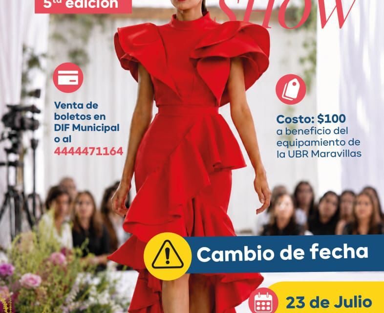 DIF Municipal reprograma el Fashion Show con Causa para el jueves 23 de julio