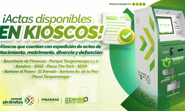 SECRETARÍA DE FINANZAS FACILITA ACTAS CIVILES EN KIOSCOS ELECTRÓNICOS