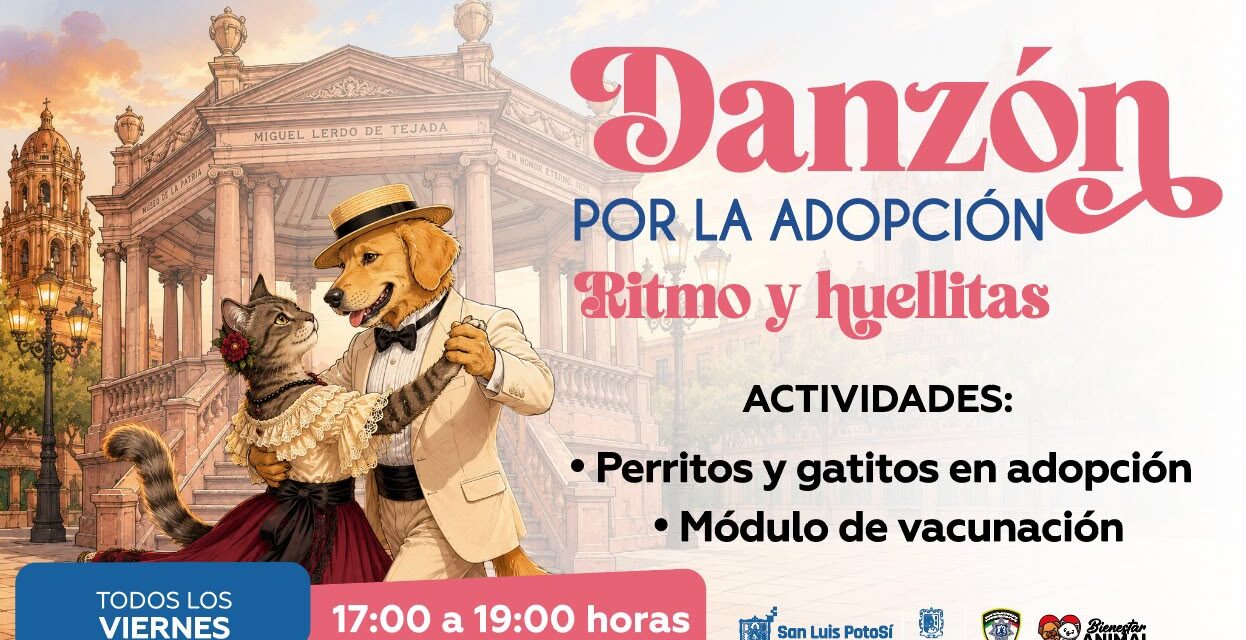 SSPC de la Capital impulsará la adopción responsable durante los viernes de Danzón en Plaza de Armas