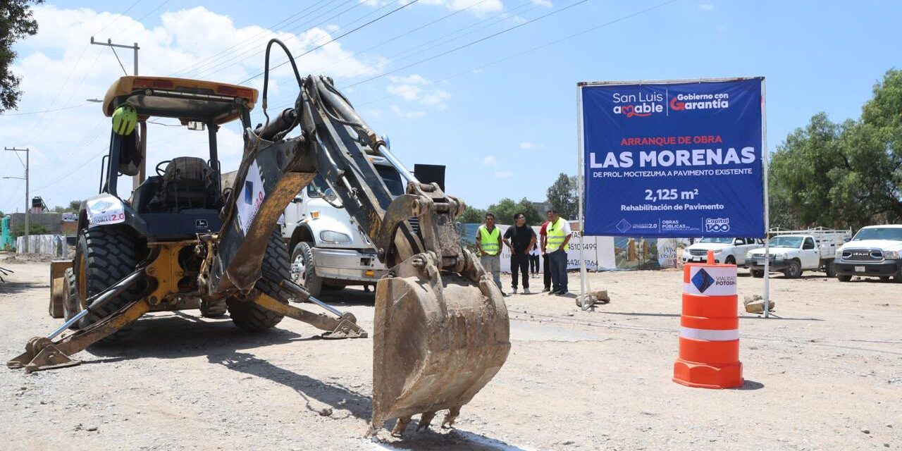 Inician la rehabilitación integral de la calle Las Morenas en la Tercera Chica