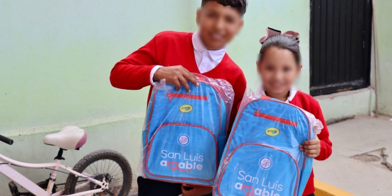 Con el impulso del Alcalde Enrique Galindo, arranca “Te Cambio la Mochila” en beneficio de la niñez potosina